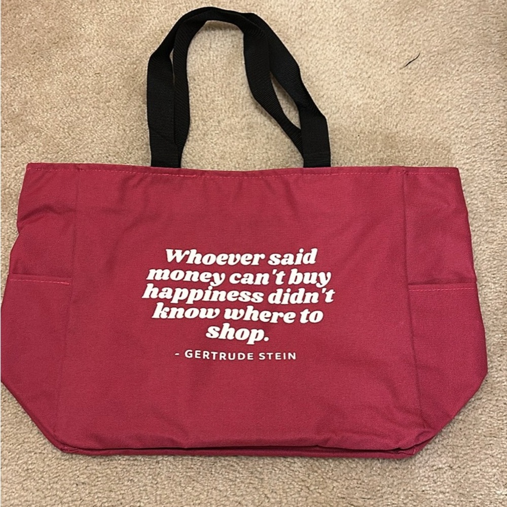 Gertrude Stein quote tote bag new